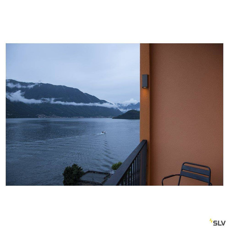 SLV kinkiet zewnętrzny Theo Wall Out GU10 antracytowy IP44 229525