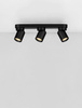 Luces Exclusivas lampa sufitowa LED Galvez GU10 3x10W IP20 czarna LE44399