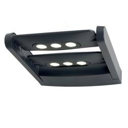 Elstead kinkiet zewnętrzny LED Sigmuns 6x(3W 202lm 3000K) 18W 1210lm grafitowy IP65 SIGMUND-6W