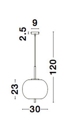Luces Exclusivas lampa wisząca Marc Ε27 czarna LE42718