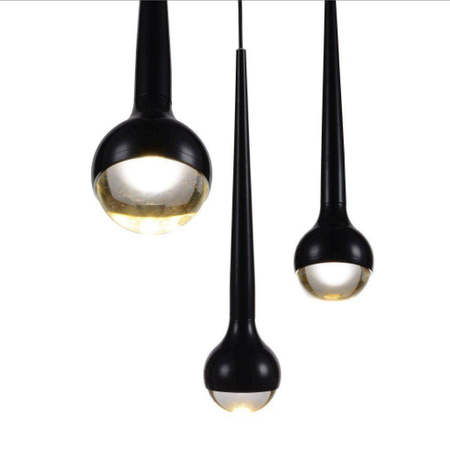 Orlicki Design lampa wisząca LED Cappi Nero 5W 536lm 3000K czarna OR80247