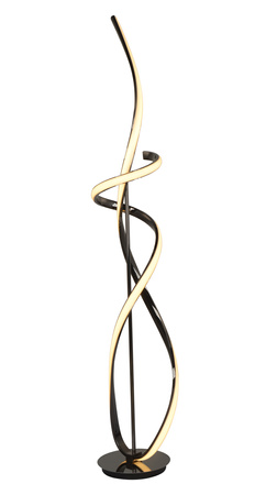 Aviano Lighting lampa podłogowa LED Bandol ściemnialna 40W 4000lm 3000K wys. 143 cm czarny chrom 3064-105