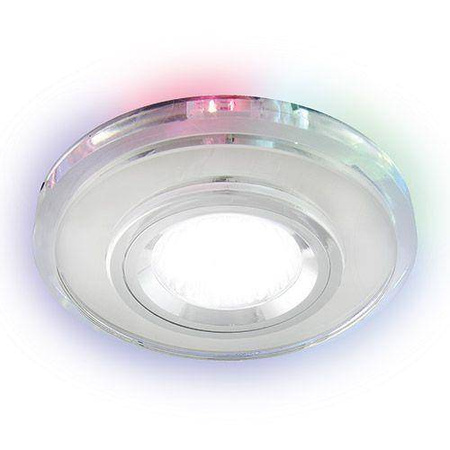 Ideus oczko stropowe Riana LED C GU10 + LED 0,9W RGB przezroczyste 02917