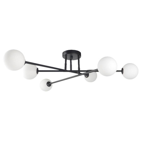 Light Prestige plafon Dorado 6xG9 czarno/biały LP-002/6C BK