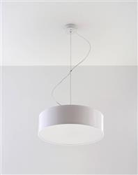 Sollux lampa wisząca Arena 35 2xE27 biała SL.0117