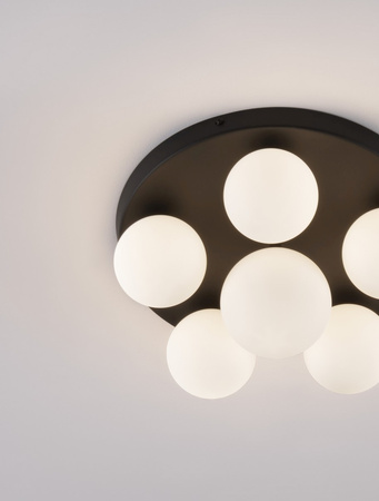 Luces Exclusivas lampa sufitowa LED Baila Ø 35 cm G9 6x5W IP20 czarna LE43379