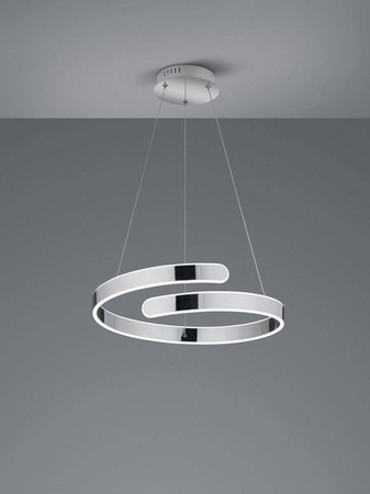 RL lampa wisząca LED Parma 37W 4500lm 4000K srebrna ściemnialna R37071106