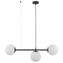 TK Lighting lampa wisząca Celeste 3xE27 czarno/biała 6218