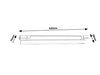 Rabalux lampka podszafkowa Byron LED 8W 546lm 4000K srebrna 1445