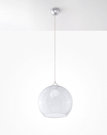 Sollux lampa wisząca Ball E27 transparentna SL.0248