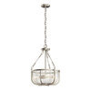 Quintiesse lampa wisząca Roux 3xE27 nikiel QN-ROUX3-BN