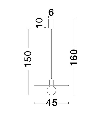 Luces Exclusivas lampa wisząca LED Asunta Ø 29,5 cm E27 1x12W IP20 czarno/czerwony LE44658