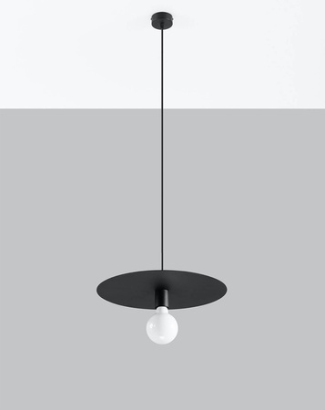 Sollux lampa wisząca Flavio E27 czarna SL.0853
