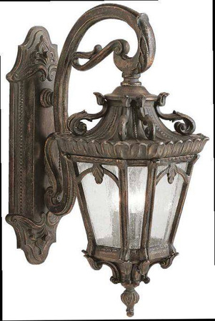 Elstead kinkiet zewnętrzny Tournai 3xE14 szaro/brązowy IP44 KL-TOURNAI2-XL