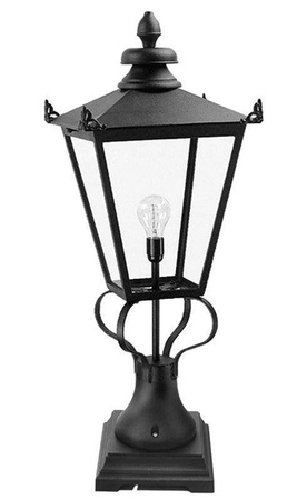 Elstead lampa stojąca zewnętrzna Wilmslow E27 czarna 106cm IP23 WSLN1-BLACK