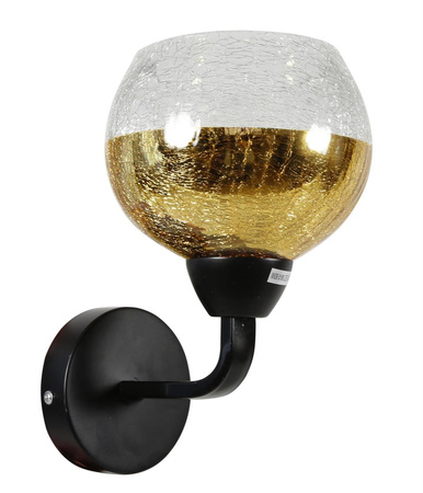 Candellux kinkiet Cromina E27 czarno/złoty 21-57242