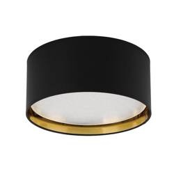 TK Lighting plafon Bilbao 4xE27 czarno/złoty 3376
