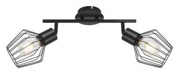 Rabalux kinkiet (reflektorki) Belano 2xE27 czarny 3535