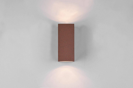 Trio kinkiet zewnętrzny Roya 2xGU10 rdzawy IP44 204269224