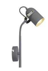 Candellux kinkiet (reflektorek) Gray E14 szary 91-66527