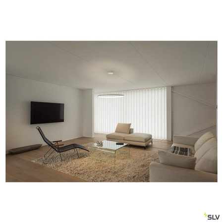 SLV lampa wisząca LED Halo 35W 2200lm 3000/4000K biała 1002912