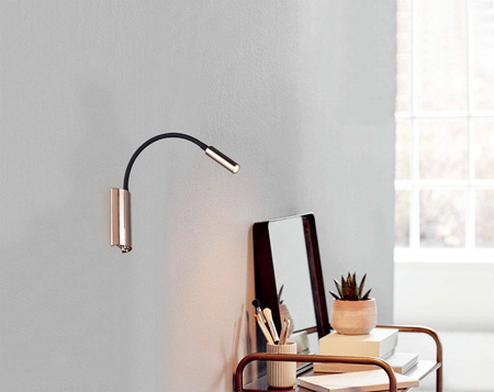 Orlicki Design kinkiet LED Nuto Gold 3W 135lm 3000K czarno/złoty OR81695