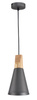 Maytoni lampa wisząca Bicones E27 Ø14cm szara P359-PL-140-C