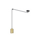 Emibig lampa wisząca Traker 1 GU10 czarno/złota 526/1