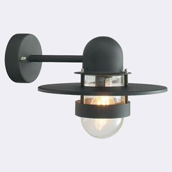 Norlys kinkiet zewnętrzny Bergen E27 czarny IP55 270BL