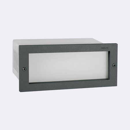 Norlys oprawa ścienna zewnętrzna LED Grimstad 5,3W 285lm 3000K grafitowe/mleczna IP65 1544GR