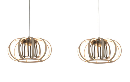 Aviano Lighting lampa wisząca LED Salo ściemnialna 60W 6000lm 3000K piaskowa 7033-413