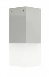 Su-ma plafon zewnętrzny Cube E27 srebrny IP44 CB-S AL
