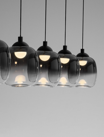 Luces Exclusivas lampa wisząca LED Toay ściemnialna 28W 2222lm 3000K IP20 czarna LE44240