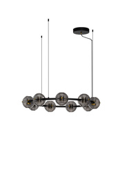 Luces Exclusivas lampa wisząca LED Seco ściemnialna Ø 91 cm 91W 7751lm 3000K IP20 czarno/złota LE44235