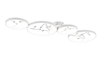 Trio plafon LED Groovy 37W 4800lm 4000K biały 642110431