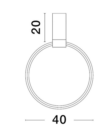 Luces Exclusivas lampa wisząca LED Abuya ściemnialna Ø 40 cm 30W 1354lm 3000K IP20 czarna LE43319