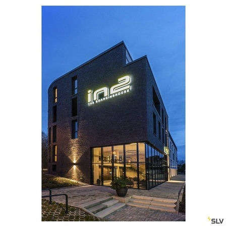 SLV kinkiet zewnętrzny LED Big Theo Wall 42W 4000lm 3000K antracytowy IP44 234505