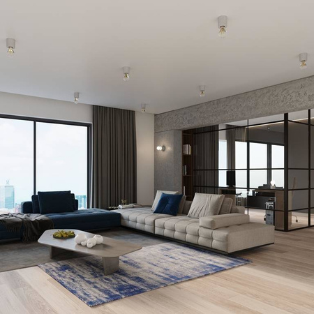 Sollux plafon Salgado E27 betonowy SL.0678