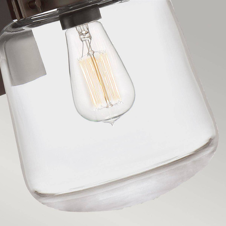 Quintiesse kinkiet zewnętrzny Lasalle E27 brązowy IP44 QN-LASALLE-M-WT