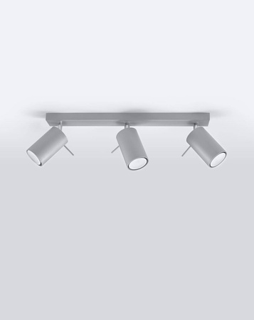 Sollux plafon Ring 3 GU10 szary SL.0451