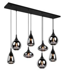 Trio lampa wisząca Lumina 8xE14 czarna 317000832
