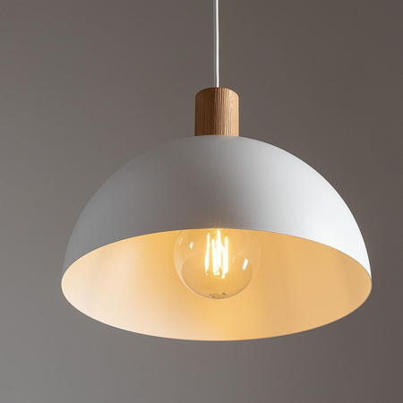 TK Lighting lampa wisząca Oslo E27 biała 4851