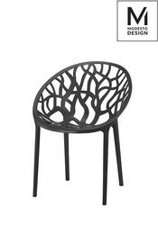 Modesto Design krzesło Koral czarne polipropylen C1024.BLACK