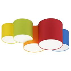 TK Lighting plafon Mona Kids 5xE27 wielokolorowy 3277