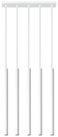 Sollux lampa wisząca Pastelo 5 5xG9 biała SL.0468