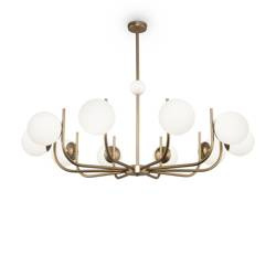 Maytoni lampa wisząca Rendez-vous 10xE14 mosiężna MOD109PL-10BS