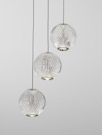 Luces Exclusivas lampa wisząca LED Cana ściemnialna Ø 22 cm 16W 665lm 3200K IP20 chrom LE43472