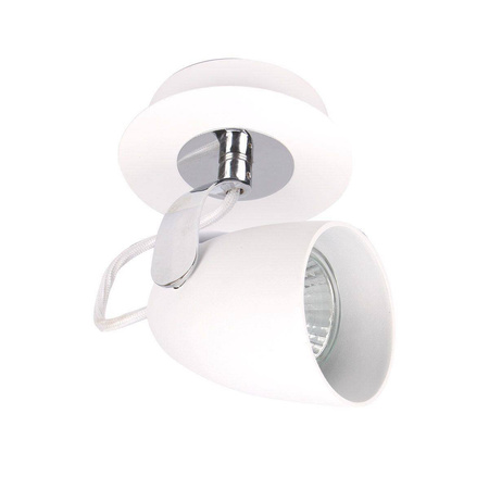 Italux kinkiet (reflektorek) Oxford GU10 chrom/biały FH31331BJB