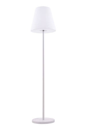 Azzardo lampa stojąca zewnętrzna Havana E27 biała 150cm IP44 AZ4663