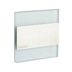 Kanlux oczko ścienne schodowe LED Terra 0,8W 15lm 6500K stalowe 23104